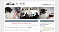 Desktop Screenshot of kutifel.cz